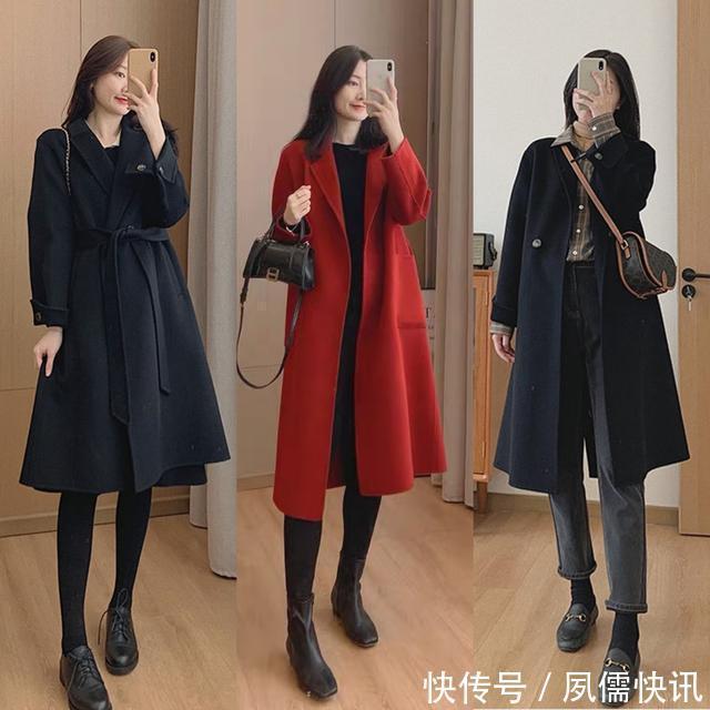 高领 大衣里面穿什么今年流行这4款单品,时髦又保暖