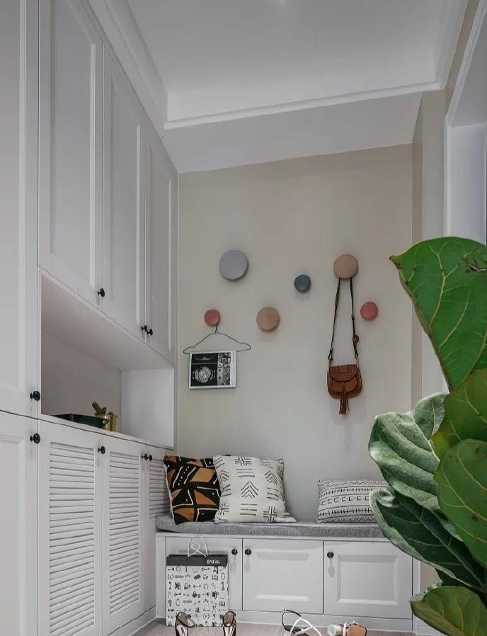 齐家栗子|玄关鞋柜这样装太明智了，漂亮多功能，还很省地方，可以照着装