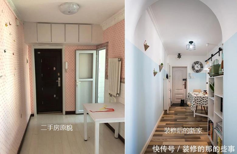 改造|夫妻两买下46㎡二手房,取消客厅变两室,改造后,室内温馨又舒适