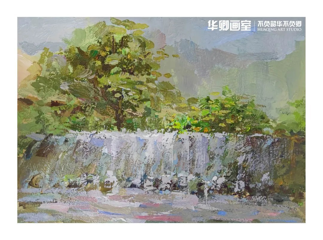 作品展#一眼沦陷这样绝美的秋色看完不得不爱!华卿国画定向班写生作品展