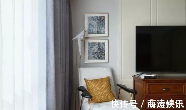 空间|参观了他的100㎡新家,才懂美式风多好看,入户后,处处高级感