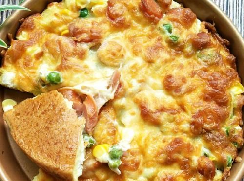  馒头|孩子想吃披萨，我用2个馒头做披萨，出锅就被抢光，比买的还好吃