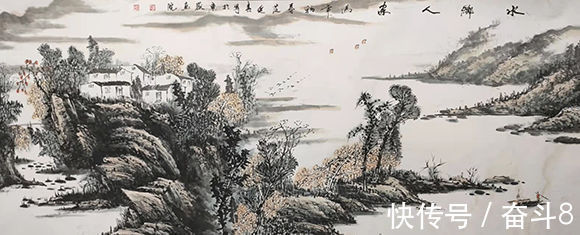 岳祥!画家范延春 笔墨意境 巍峨雄峻