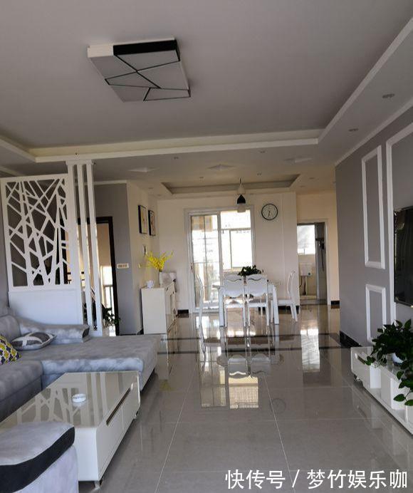 现代|9万打造85平现代简约新房！老婆日夜操劳的心血！都夸客厅大气！