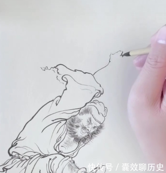 美术生画梁山好汉,笔法犀利惊呆众人,网友:别拉我,跪着舒服