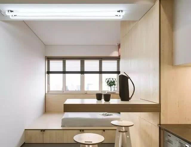 收纳|榻榻米已经落伍了,现在流行一体化的地台设计,年轻人都爱这样装