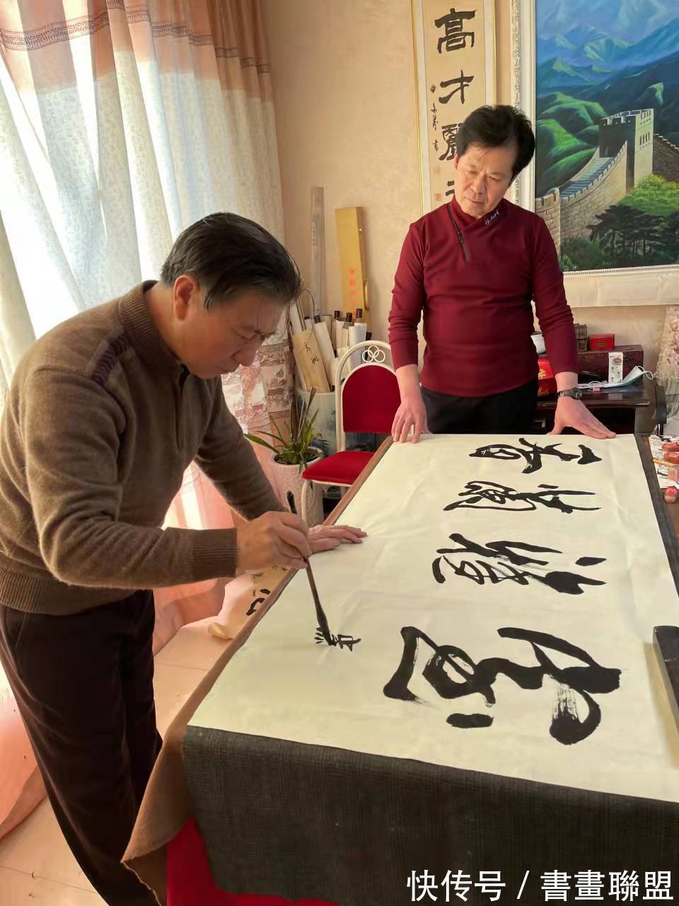 翰墨书画院!走进内蒙看望老艺术家