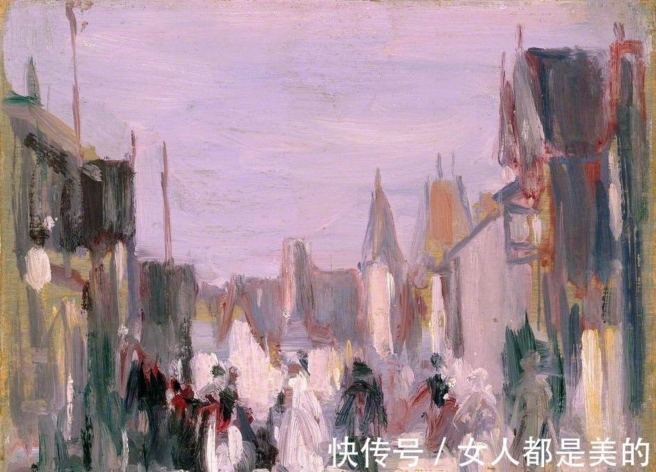 弗格森!他的油画风格多变,受野兽派启发,晚年成为苏格兰色彩大师