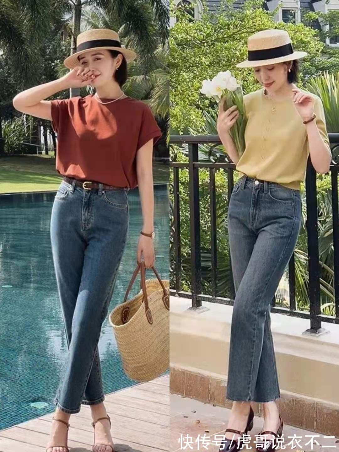 穿衣|秋季穿衣无需复杂,用“蓝色牛仔裤”打造好气质,不费劲又不显老