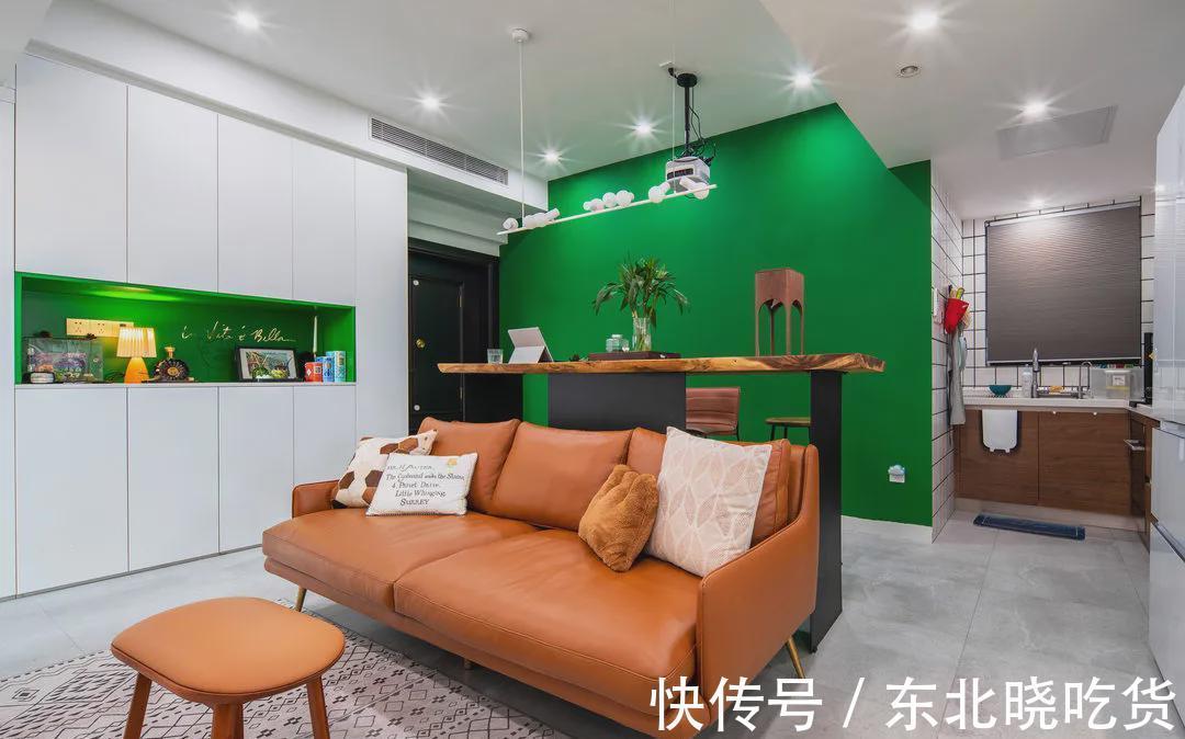 客餐厅|小户型也可以很精致,77㎡两房一厅爆改后,两个人住太舒适了