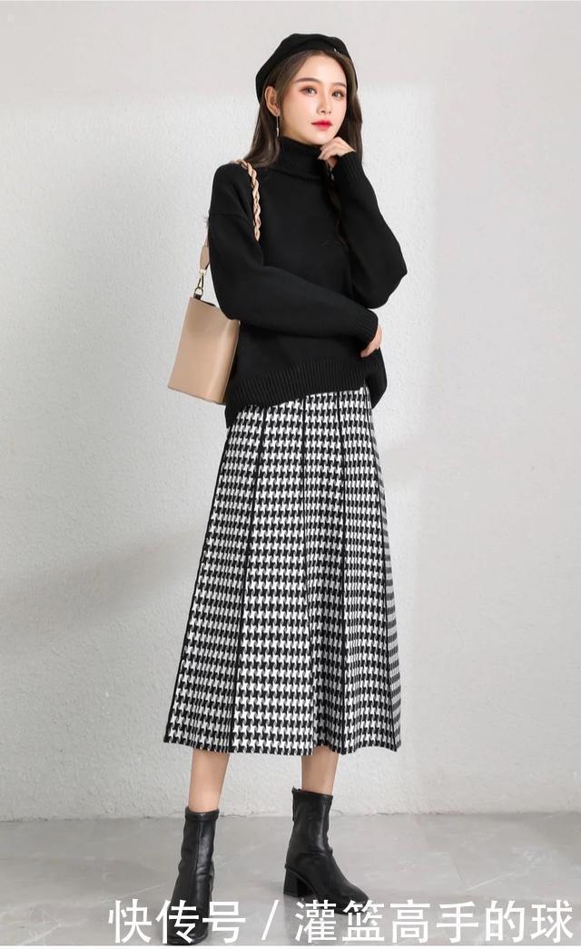 裙装|今年冬天流行这几款裙装,刘雯也在穿,保暖显瘦有气质