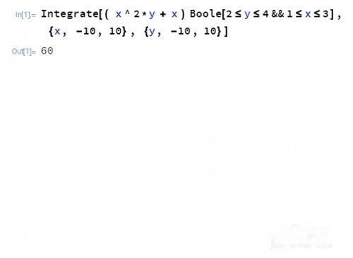 Mathematica基础 计算二重积分 快资讯