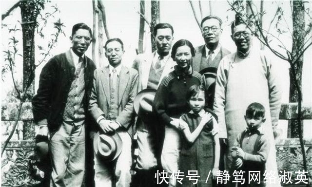 金岳霖@林徽因珍贵的家庭照,第三幅图,美得如出污泥而不染