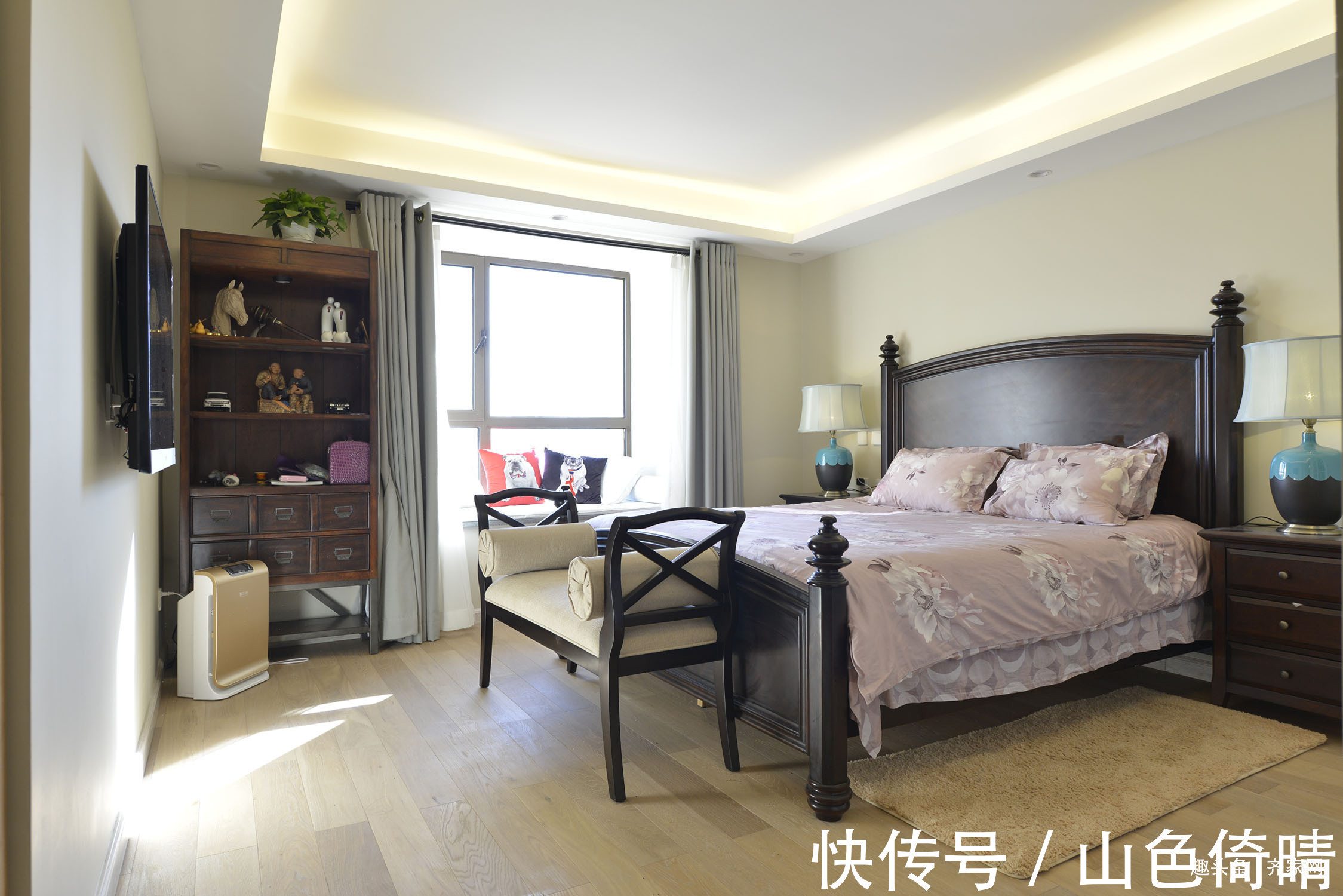 坚实度|三居室中式,内敛而高贵的风范,沉淀文化内涵!