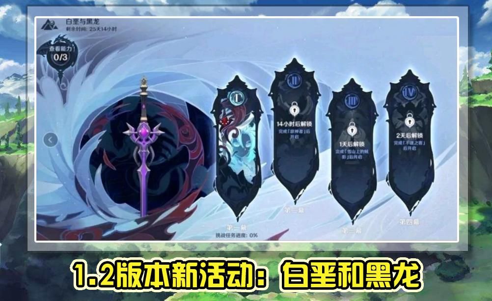 水套|原神：1.2版本新增水套和冰套，阿贝多拥有倍卡武器，罗莎莉亚登场