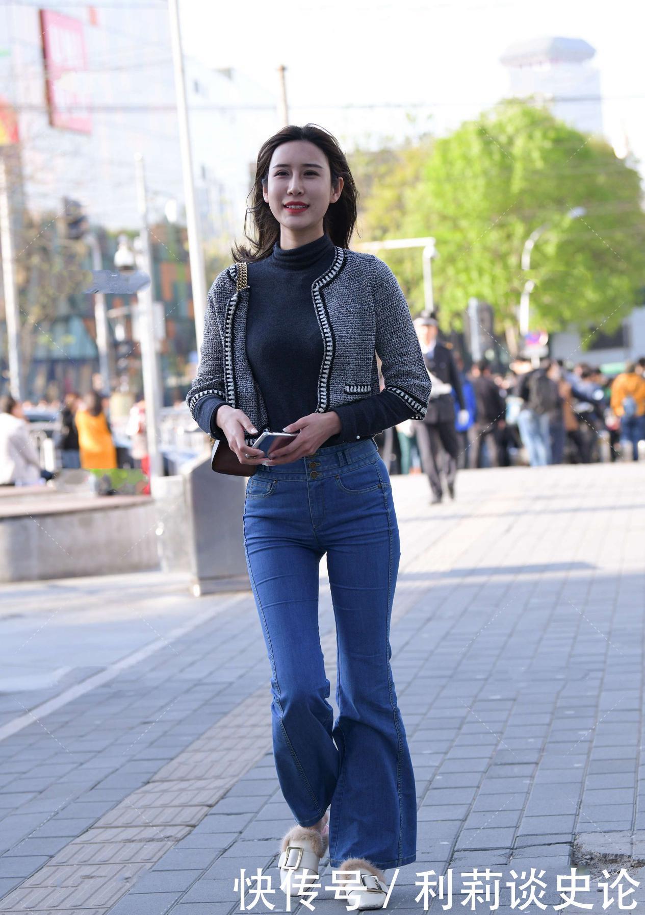 小姐姐|时尚:小香风外套的多种搭配方式,鲜明的色彩对比,更显时尚大气