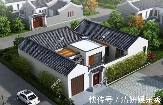 平面|2021年农村建房子,推荐这15套中式小院,造价便宜还实用