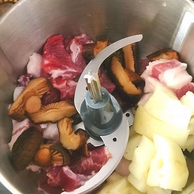 香菇|莲藕蒸肉饼