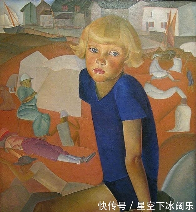 俄罗斯@他是俄罗斯画家,油画风格多样,看似朴实无华,却透着一股力量感