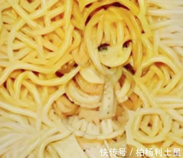 图片|网友用意大利面弄出动漫角色,原本觉得神奇,知道奥秘后无人问津