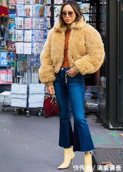 裤装 最近流行一种穿法,叫“短靴+长裤”,显高显腿长,很适合小个子