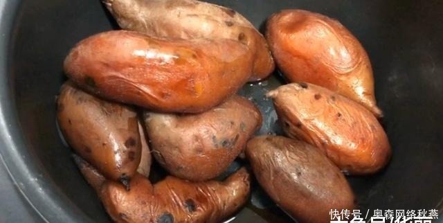 流油|不用烤箱,早餐就能吃上流油的烤红薯,我家每周吃5次,做法简单