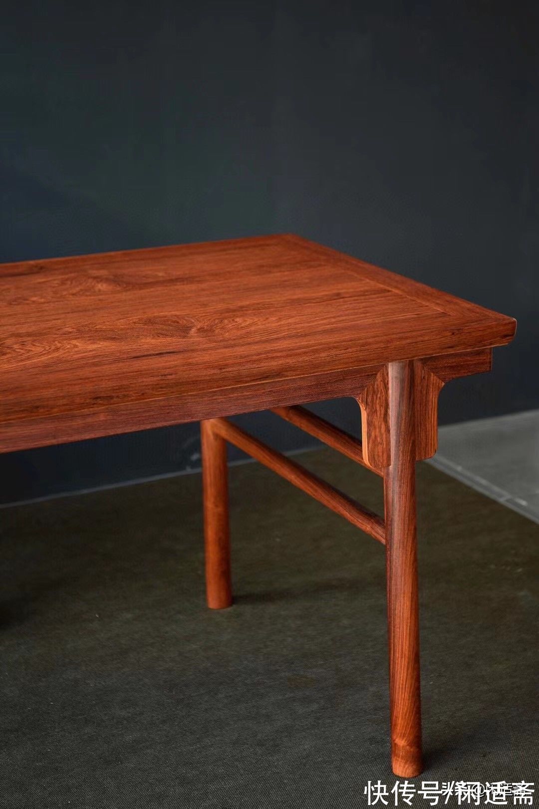 明式家具&文房家具珍藏，黄花梨夹头榫刀牙板，2米大画案