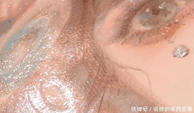 水彩|眼影也能用来画画，画师用眼影画出龙吟玉兔，网友：心疼眼影盘
