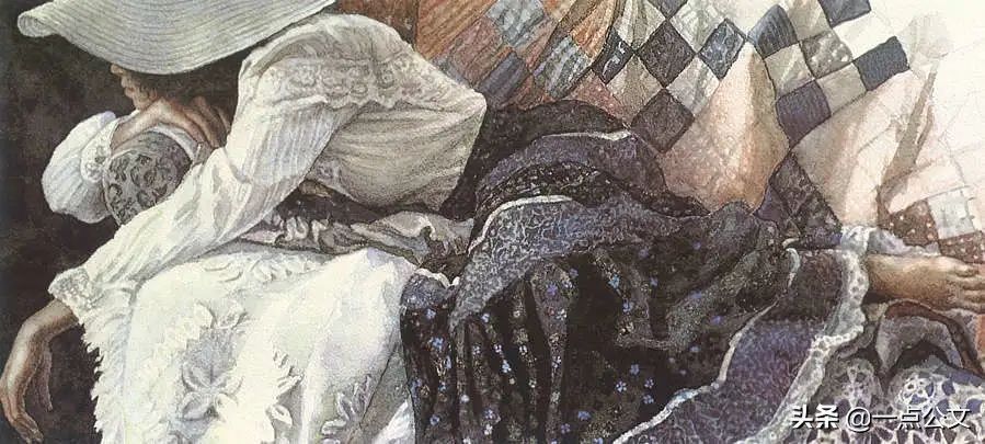 水彩!这位女画家因为一组水彩少女,醉倒多少男人