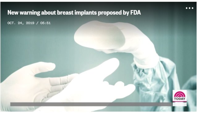 风险|美国FDA下令要求对隆胸风险发出更严厉警告