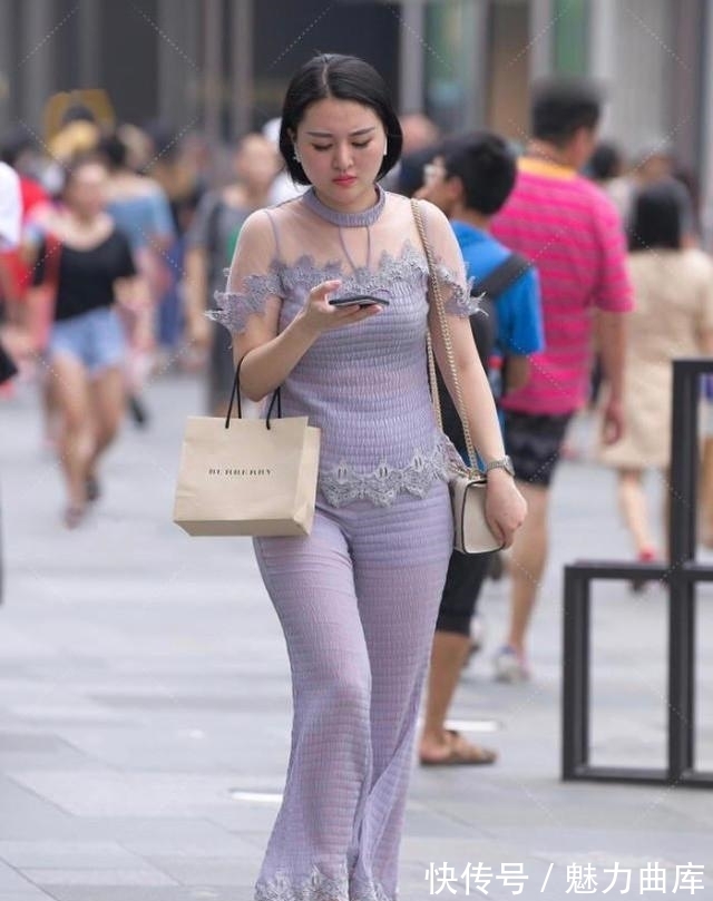 套装 紫色时尚套装,休闲时尚又清爽,轻松穿出高级感