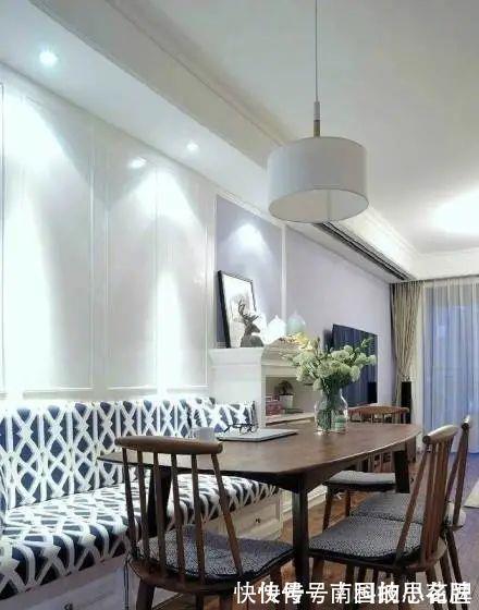 矮墙|还在抱怨你家小户型餐厅不够坐?好多人都装餐厅卡座了,美观实用