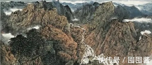 色墨#岭南画派|苍中有润,方楚乔山水画