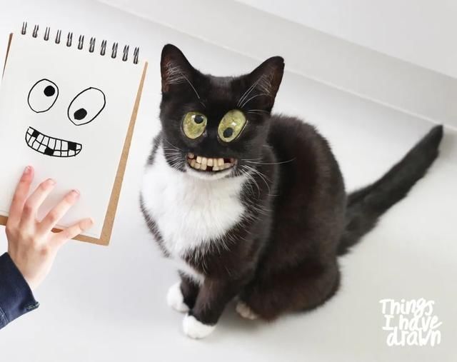 老爸Tom|设计师老爸将孩子的画P图再现,鼓励孩子继续发挥创造力