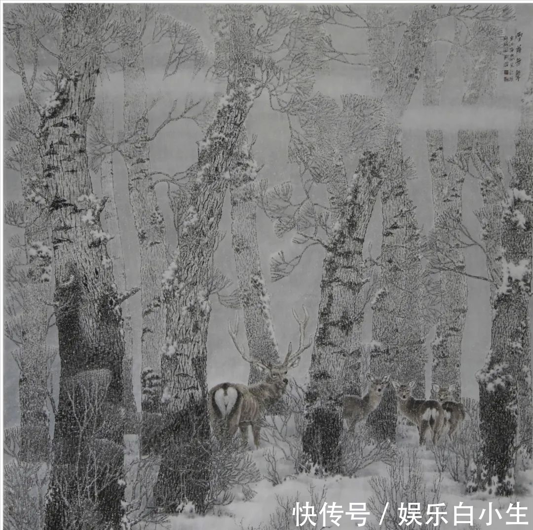 作品#万家共盛世 明月话团圆‖刘齐中国画作品欣赏