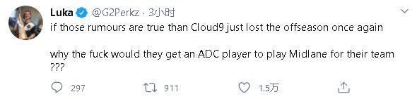 C9|LOL Perkz回应转会C9流言：谁会找一个ADC去打中路呢？