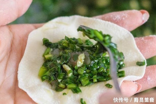 饺子馅|教你一招：包韭菜馅饺子，韭菜更翠緑，还不出水