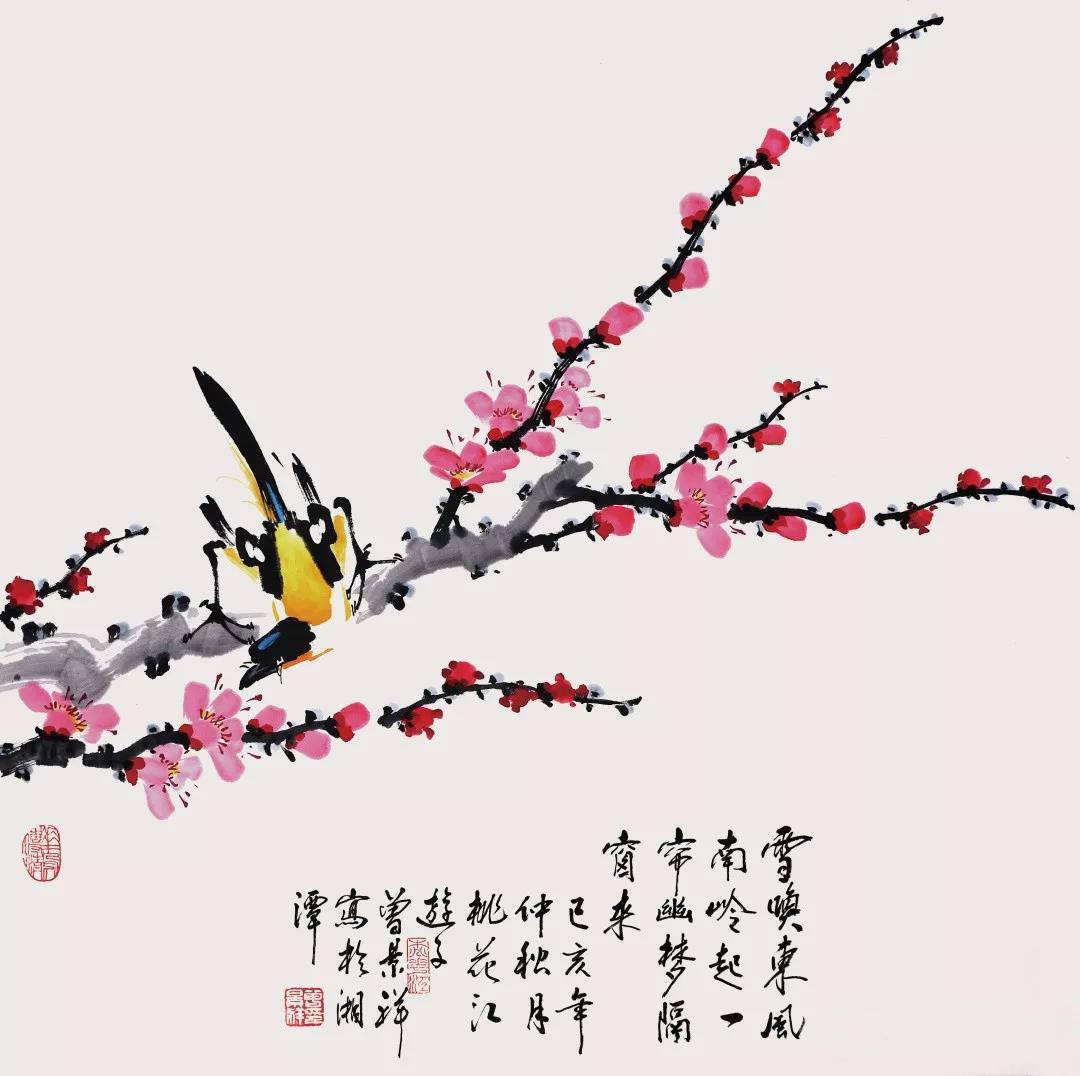湘潭师范学院!翰墨丹青展风采——画家曾景祥花鸟画作品欣赏