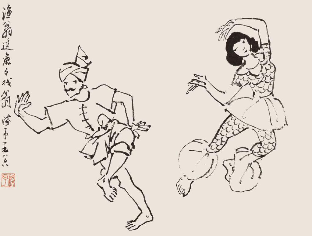  画创作|叶浅予：速写伴随一生，仅向中国美术馆就捐赠了432本速写本！