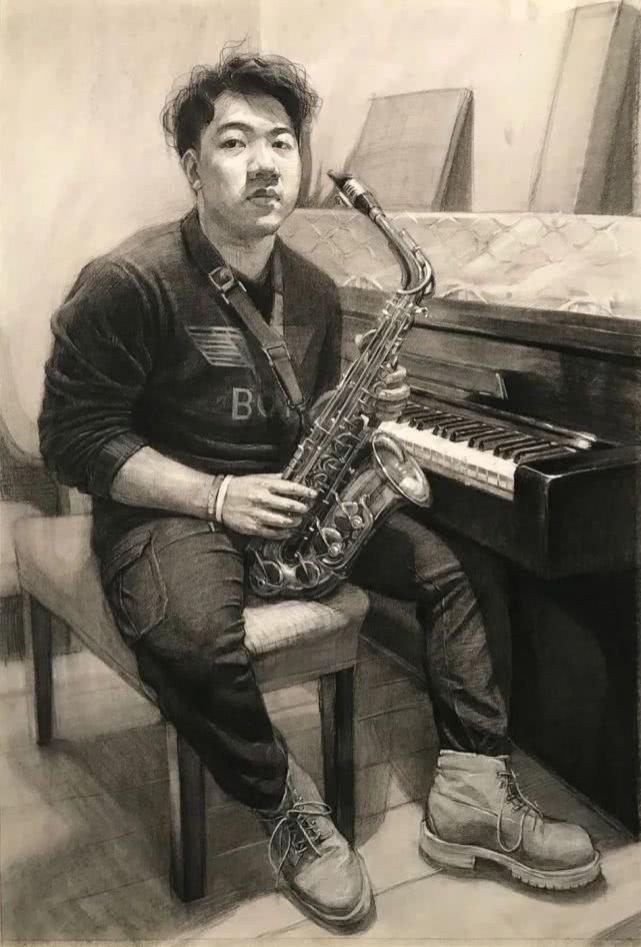 纸本炭笔|赏析中央美术学院2020届基础部素描作品欣赏