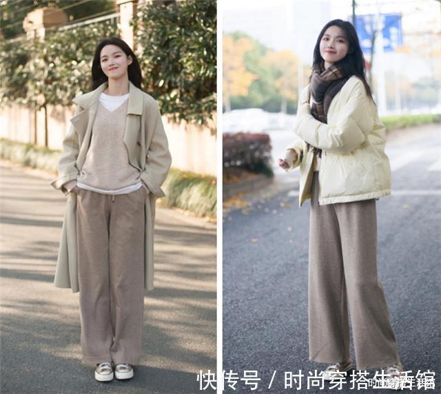 穿搭 今年的裤子流行“穿松不穿紧”,保暖又显瘦,尤其适合40岁女人