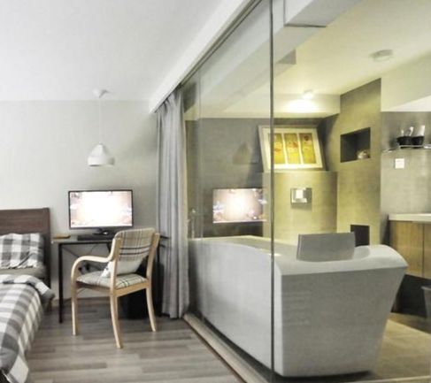 楼梯|50㎡工业风复式小户型,超大视野,简约舒适新风尚