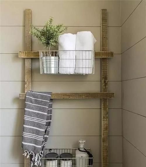 柜子|利用好马桶上方的1㎡,在马桶上装个架子,卫生间瞬间大了5㎡