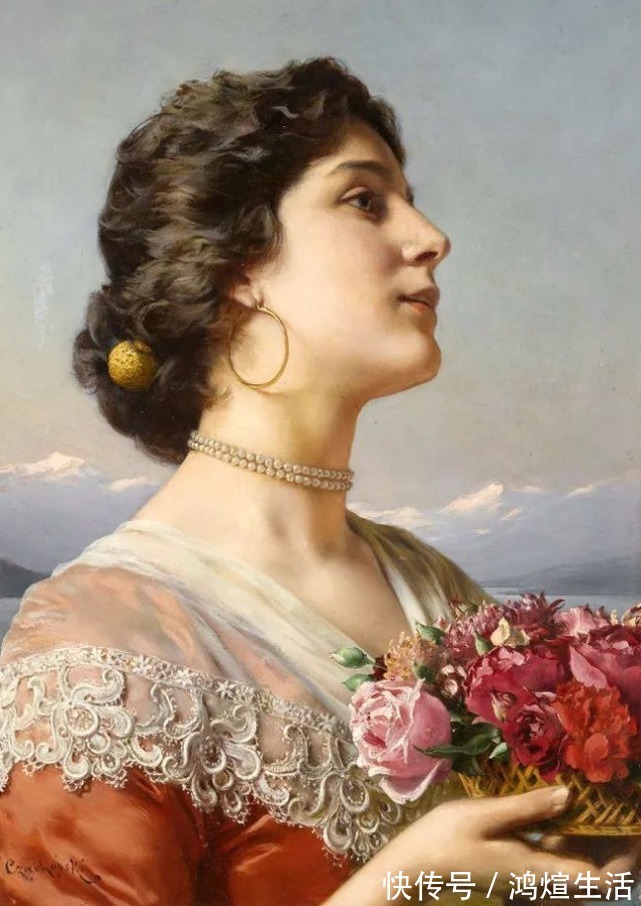 康拉德|德国画家康拉德笔下 细腻的年轻漂亮女子,真心的美!