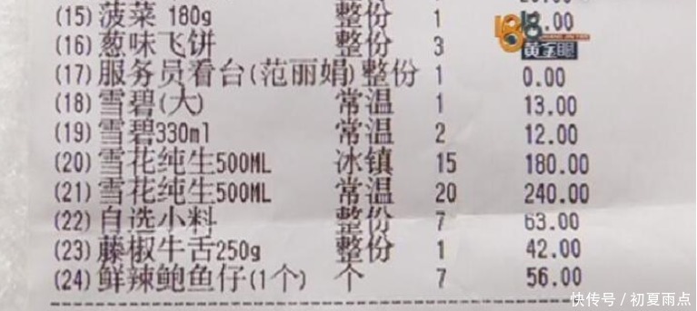 许女士|吃顿海底捞1400多, 女子没付钱就走了 海底捞服务很好帮忙报警!