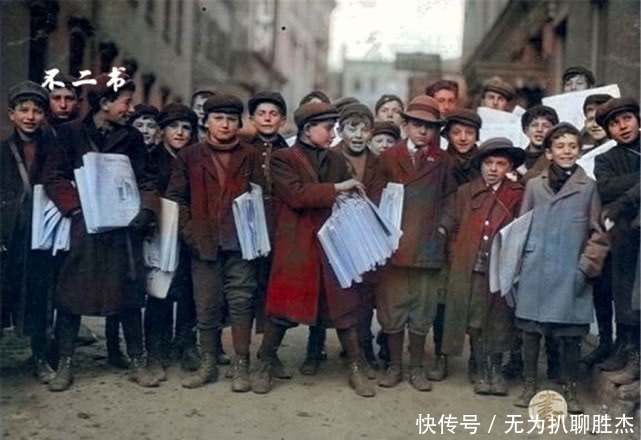 工厂|上色老照片：镜头下百年前的美国童工，薪酬极低每天被压榨