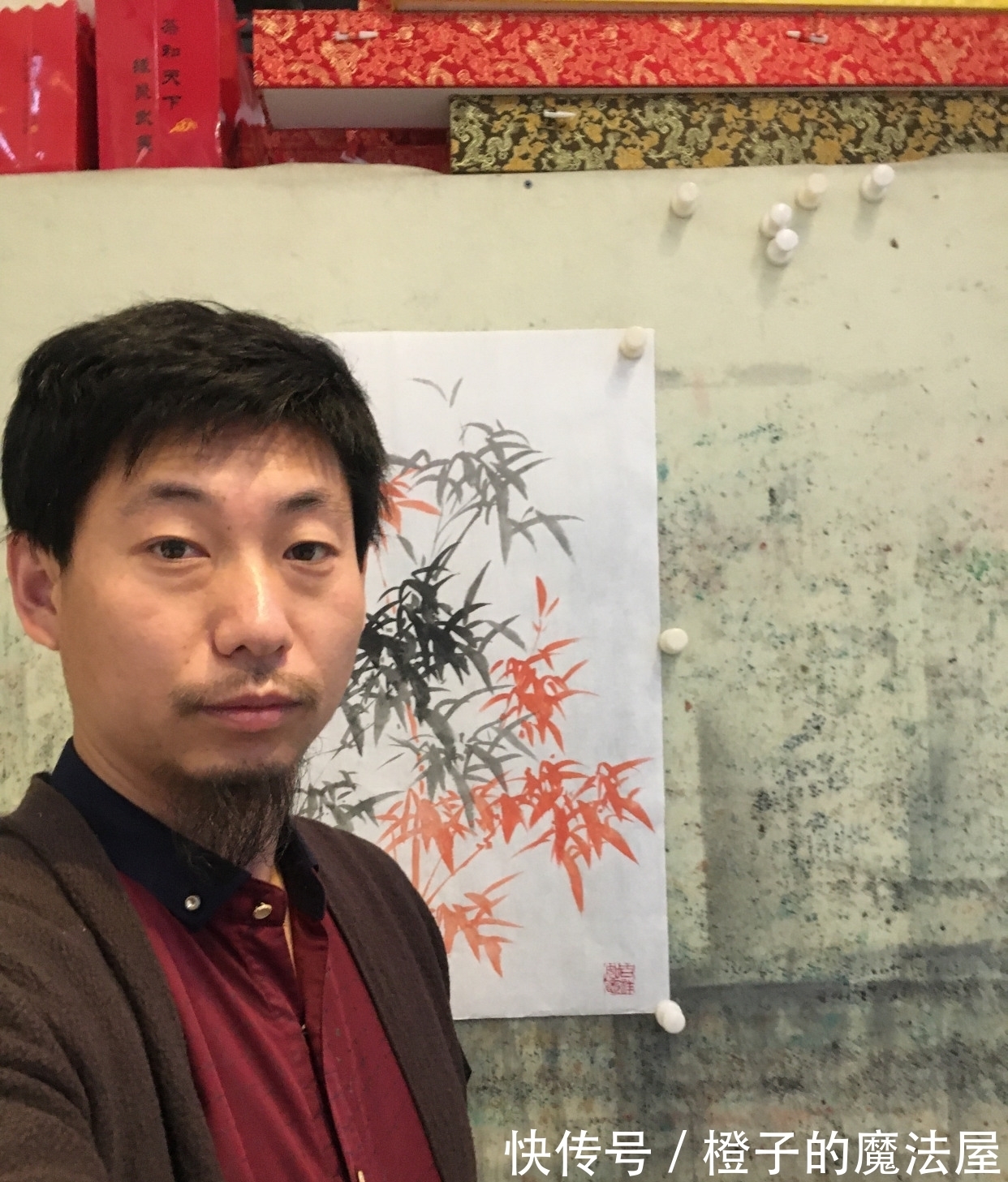 花鸟画！一幅意境深幽的画作唯美至极画家曲胜利花鸟作品欣赏