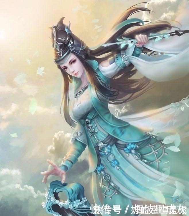 洛神赋#中华神话中的四大女神, 最后一位堪称中国雅典娜