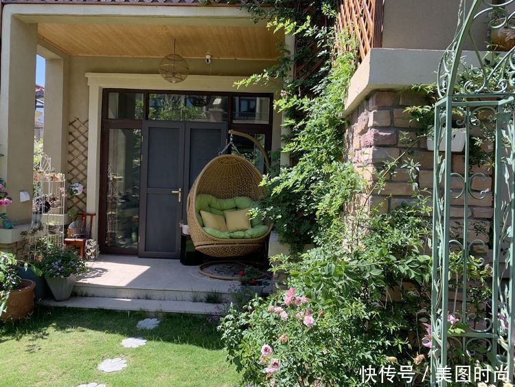 花了7个月,亲手打造123㎡别墅花园,网友:看一眼都会陶醉其中
