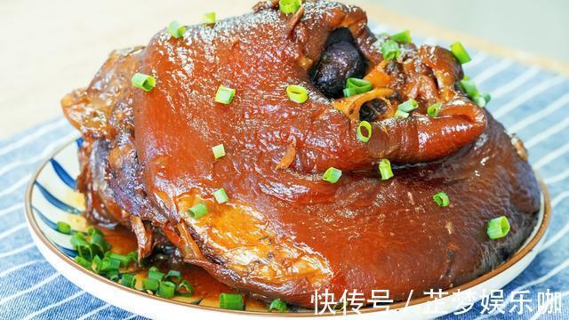 蓉儿|晚餐3斤猪肘子，一锅饭，一家四口吃的满嘴流油，网友：看着都馋
